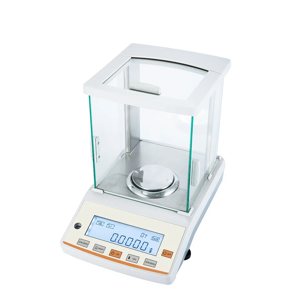 

Electronic Digital Balance Four 4 Digit Analytical Scale 0.1mg