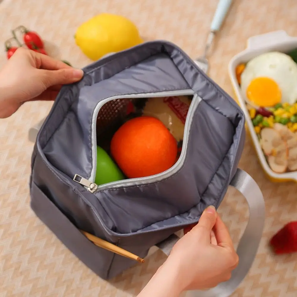 Kid Lunch Box Student Picnic Storage Bag Lunch Box Insulated Thermal Bag Cooler Lunch Bag Breakfast Organizer