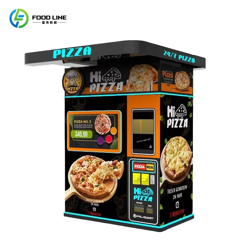 Coin Operated Pizza Vending Machine Smart Parcel Delivery Trading Card Fully Automatic Self Service Vendor Supplier