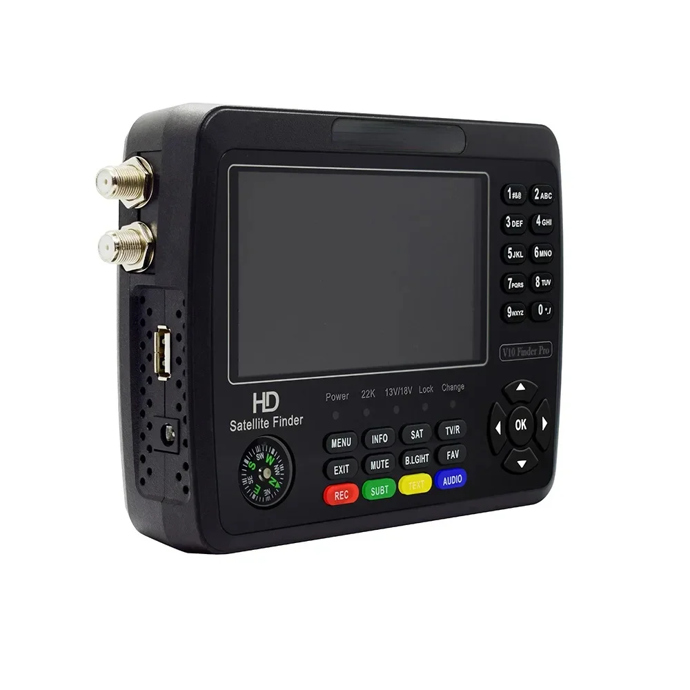 

For V10 Finder Pro H.265 DVB-S2 DVB-T2 Star Searching Instrument V8 Finder