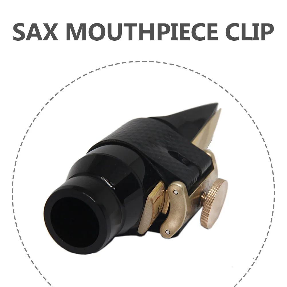 

Saxophone Mouthpiece Alto Tenor Instrument Sax Parts Accessory Metal Part Saxophone Mouthpiece Clip Wind Musical