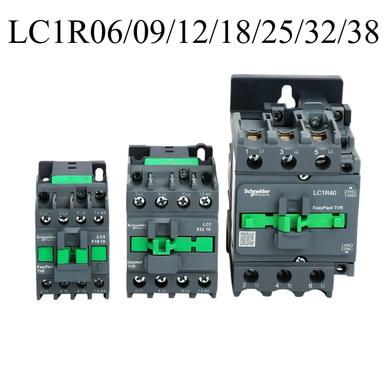 

Schneider Electric TVR Series Оригинальный контактор переменного тока LC1R LC1R06/09/12/18/25/32/38 NO/NC Несколько напряжений 24 В 110 В 220 В 380 В