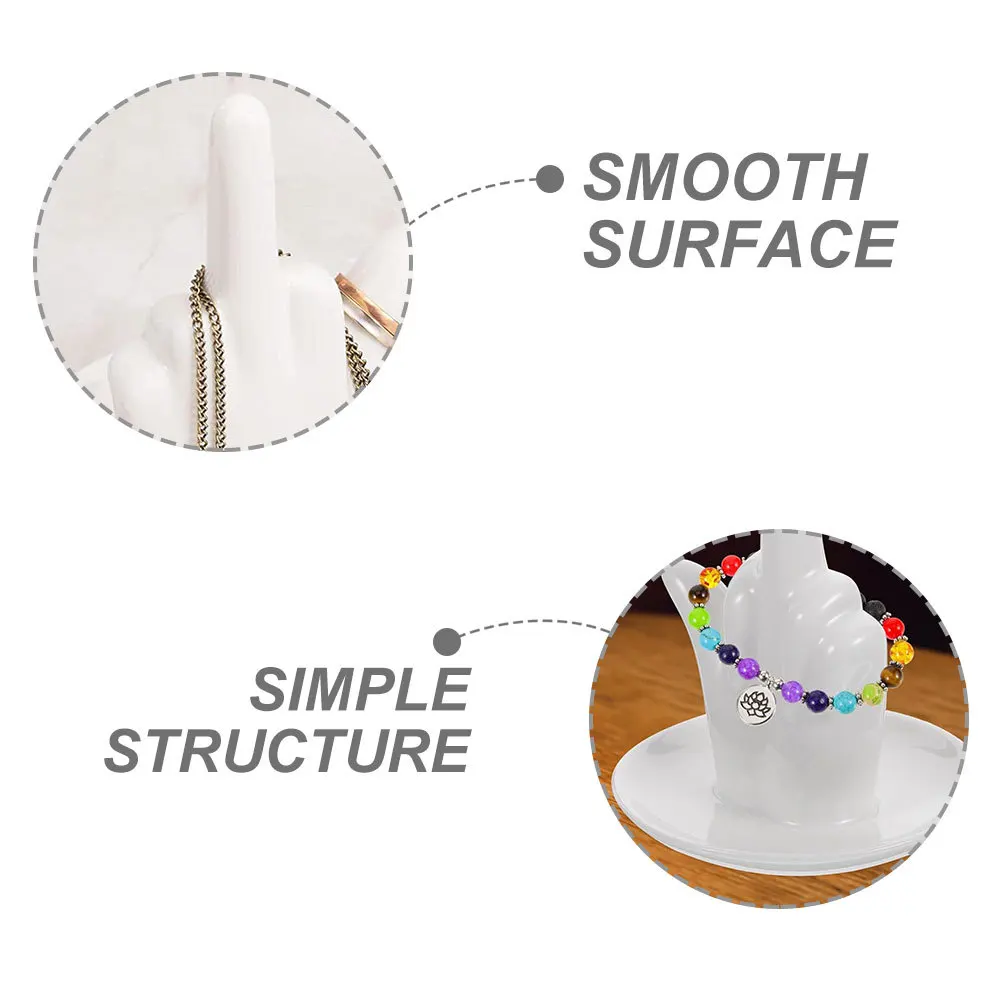 

Ceramic Jewelry Display Tray Hand Ring Holder Rustic Color Stylish Organizer for Rings Earrings Necklaces Bracelets Storage