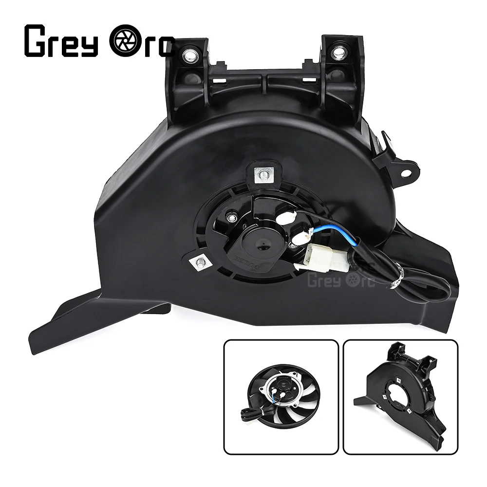 

Motorcycle Engine 12V Radiator Cooling Fan Oil Cooler For Kawasaki ninja400 2018-2023 Z 400 Z400 cooling fan Part Accessories