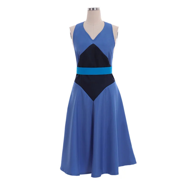 Steven Universe  Lapis Lazuli  Cosplay Costume Blue Dress  Daily Wear For Women Halloween Party Outfits