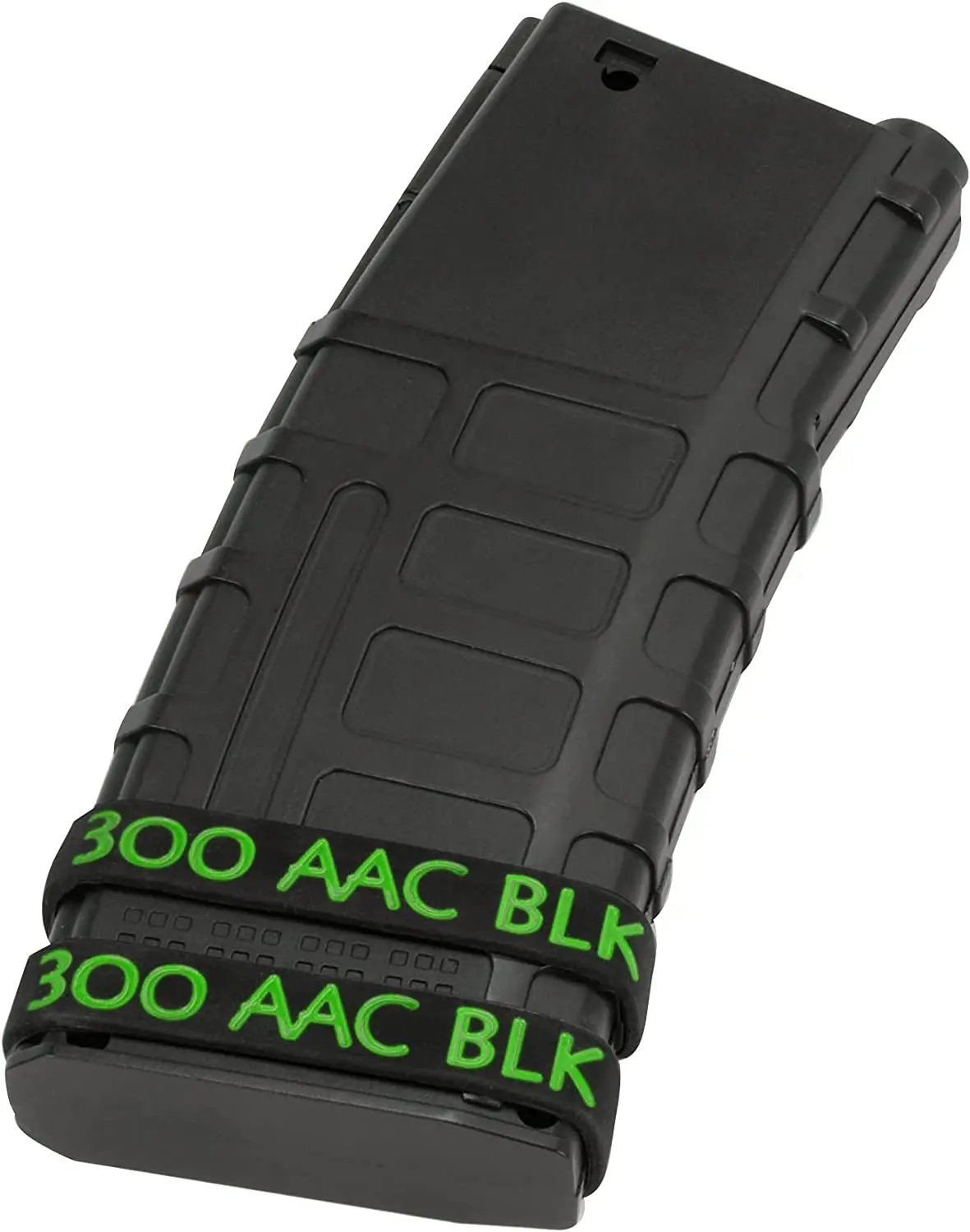 Ideagle 300 Blackout นิตยสารเครื่องหมายแถบสีเขียว10 Pack 300 AAC BLK 7.62X35มม.การจัดส่ง