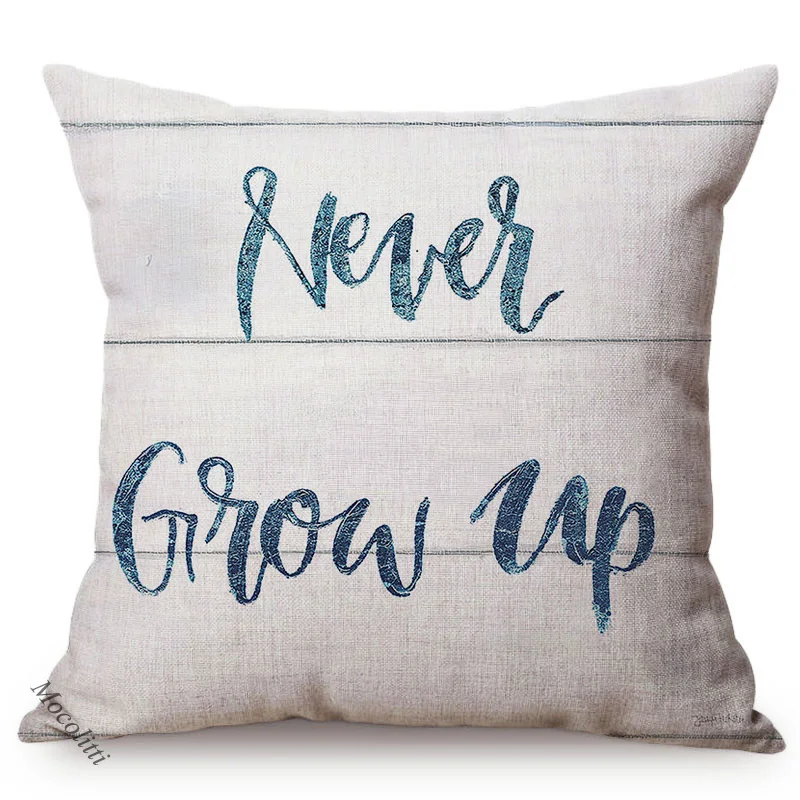 Nordic Style Concise Letter Style Harmony Sofa Cushion Cover Car Decoration Garden Chair Throw Pillow Case cojines 44x44cm
