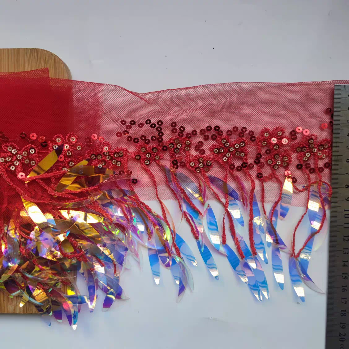 

Бахрома с блестками шириной 5 ярдов, 15 см, красная, синяя, черная, шампанский, розовая, белая бахрома с блестками, модная бахрома для костюма с кружевной отделкой