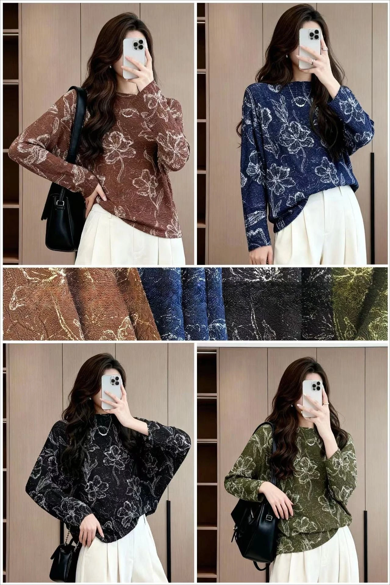 

Miyake плиссированная новинка зимы 2025 года, новая нижняя рубашка с длинными рукавами и принтом «летучая мышь», свободная темпераментная плиссированная блузка, женская плиссе