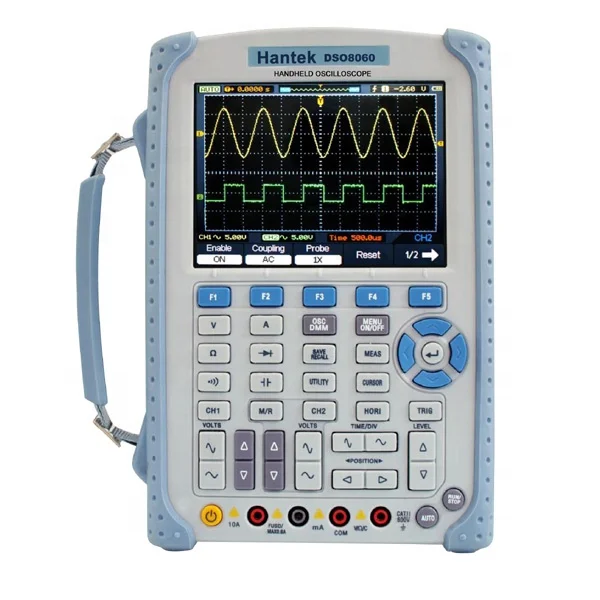 Hantek DSO8060 Handheld Oscilloscope Frequency Meter Analyzer Five In One High Sampling Rate Oscilloscope