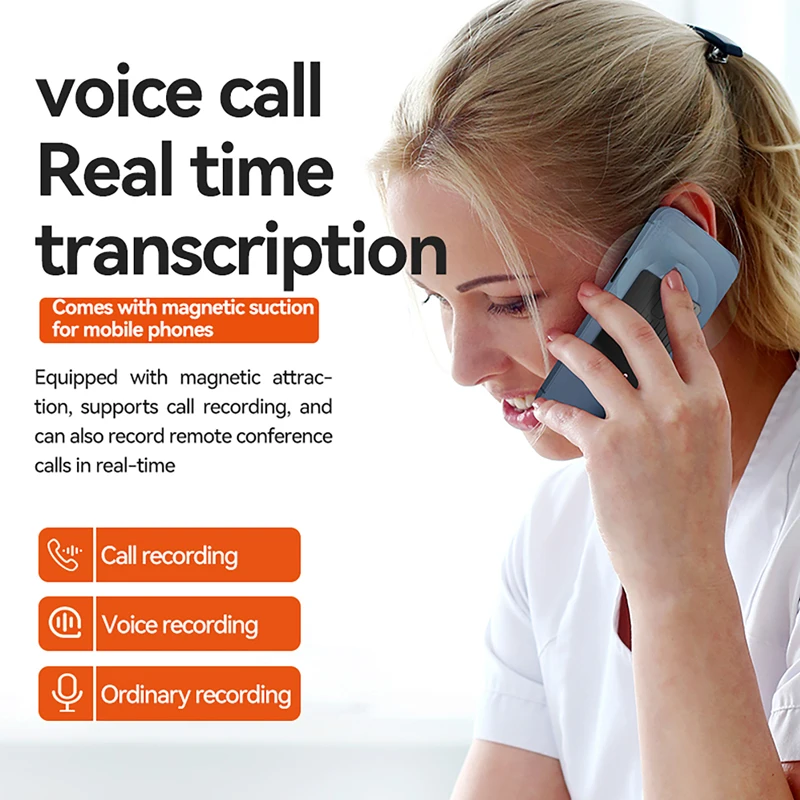 ChatGPT-4 AI مسجل صوت مكالمة هاتفية مسجل صوت ذكي في الوقت الحقيقي نقل Summarize الحد من الضوضاء الإملاء الصوتي