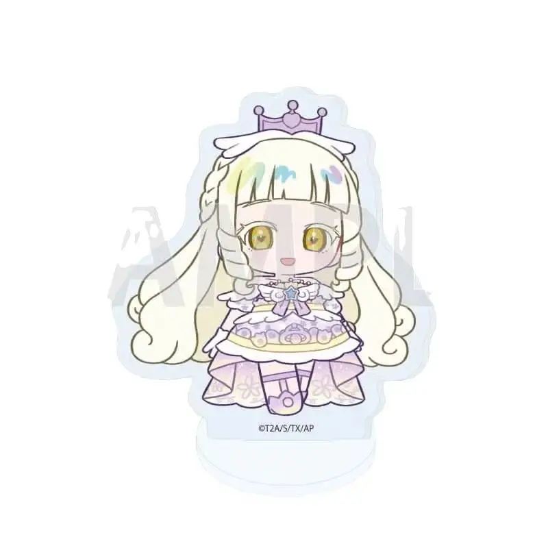 Anime Himitsu no AiPri Q-style Acrylic Stand Model Plate Keychains Cosplay Himari Aozora Mitsuki Hoshikawa Tsumugi Desk Decor