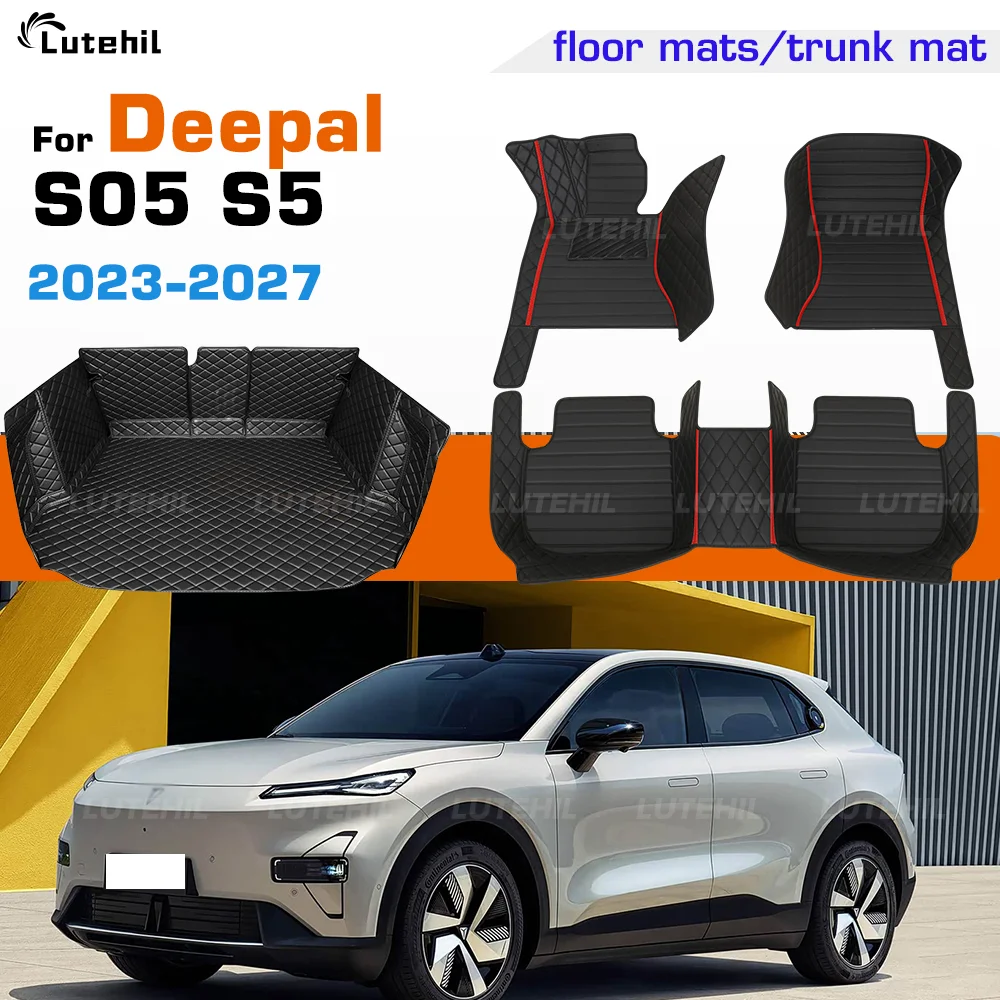 

Для Deepal S05 S5 2023 2024 2025 2026 2027 Автомобильный напольный коврик на заказ с полным покрытием Коврик для багажника Подушечки для ног Подкладка для багажника Все погоды