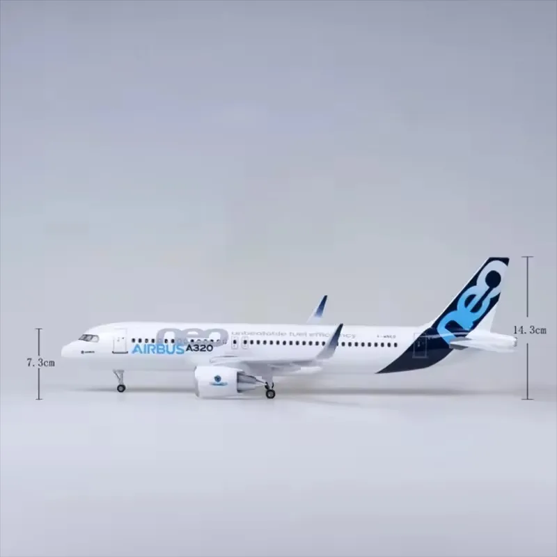 مقياس 1:80 طراز 47 طائرة passbus A320 ألعاب الغضب طائرة طائرة مع ضوء وعجلات مجموعة عرض الهدايا المشجعين