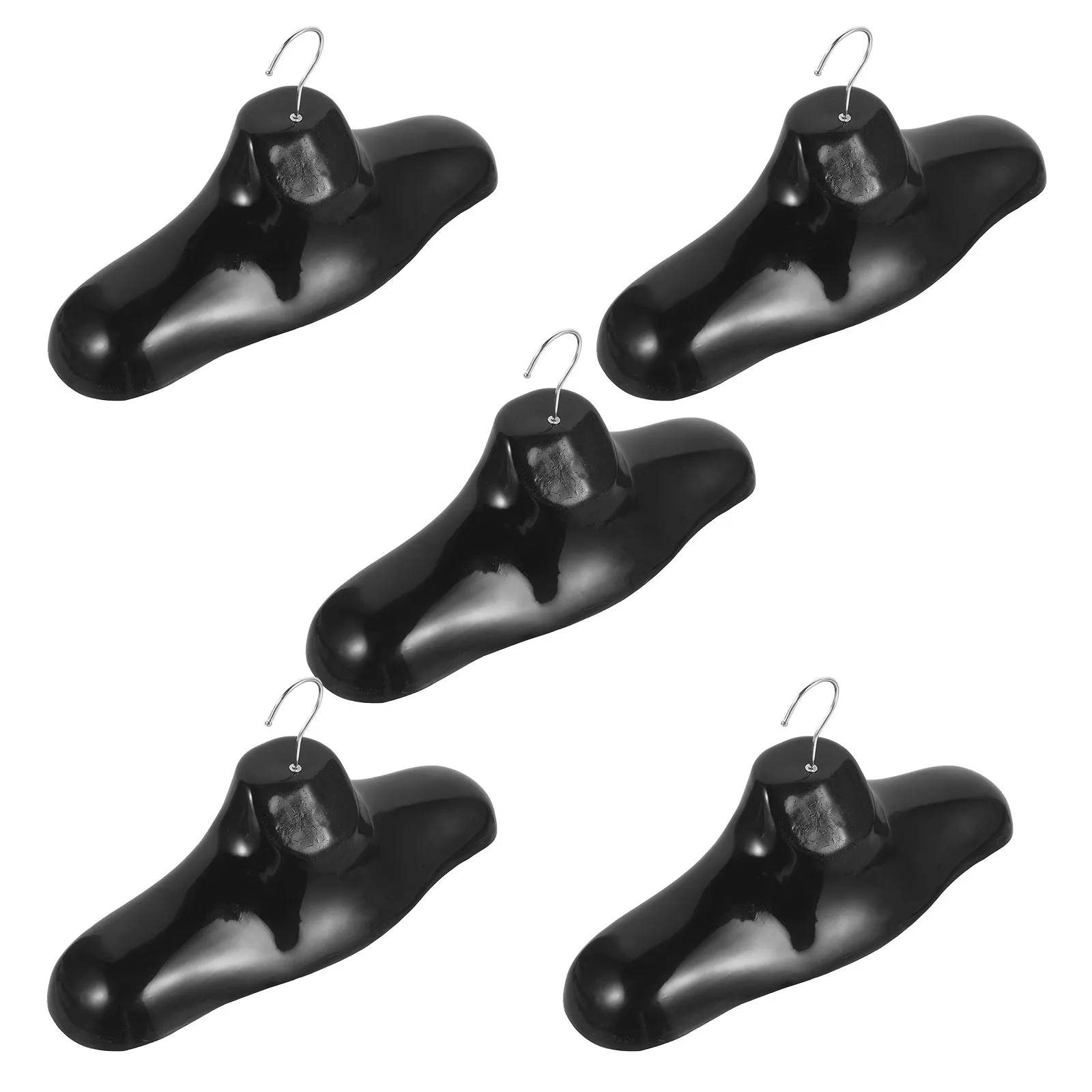 

5Pcs Shawl Hanging Rack Multi Functional Scarf Hanger for Store Display Strong Stable Plastic Clothing Support Rack