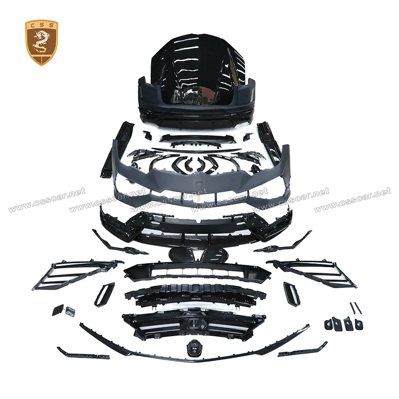 For Lamborgini URUS Body Kit Old To New P Style Car Wheel Fender Flares Engine Bonnets Front Rear Bumper Roof Spolier Rear Wing