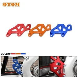 OTOM Motorcycle Rear Brake Master Cylinder Cover Front Pump Protection Guard Brake Caliper Bracket For KAYO T4 K6 GUIZUN MX4 BRZ