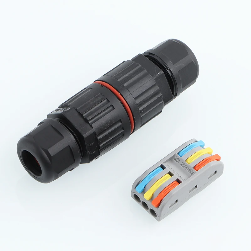 IP68 cable waterproof jointWire quick connection waterproof connector2/3PinSolderless LED lamp wiring outdoor rainproofterminal