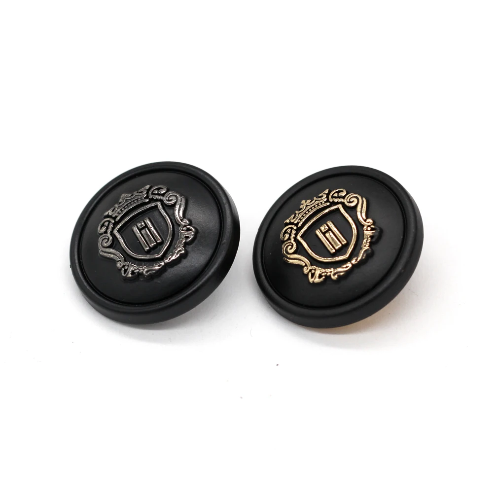 EQUBO 18/23mm Round Crown Gold Metal Buttons for Clothing Fashion Men Coat Suit Pants Jeans Sewing Accossories