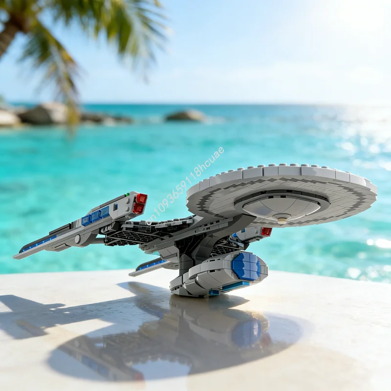 

926pcs MOC Star Trek Duderstadt Class Space Model Building Blocks Architecture Toy Creative Festival Gifts Education Brick
