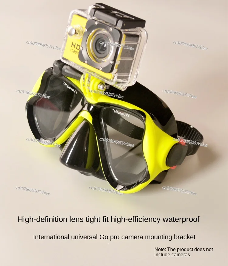 Essential for Smooth Diving: Anti Fog Fully Dry Diving Goggles+myopia Mask+breathing Tube Combination!