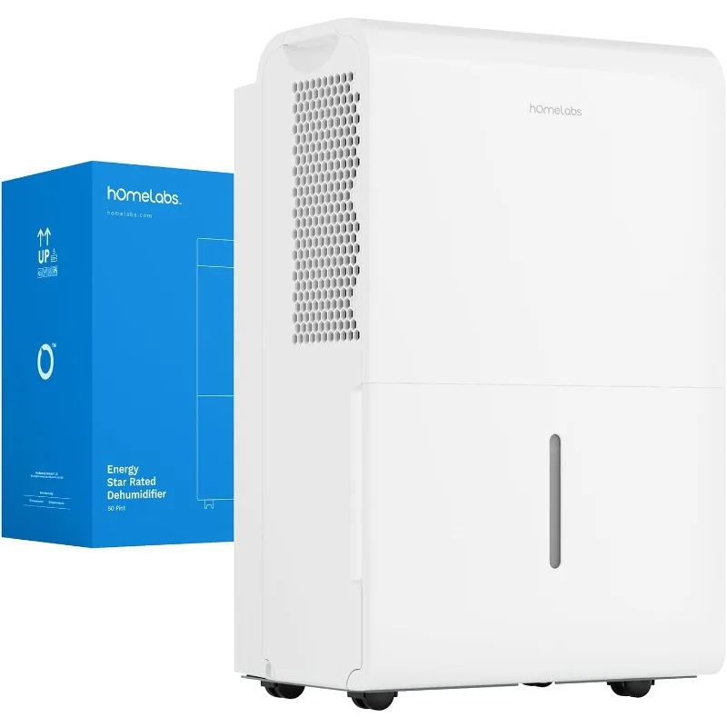 hOmeLabs 4,500 Sq. Ft WiFi-Enabled Dehumidifier  Powerful Humidity Control for Large Rooms & Basements  Robust Moisture Removal