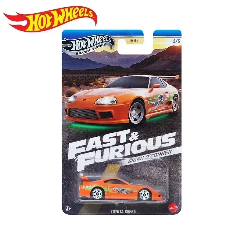 Echt Hot Wheels Brian O\'connor Fast & Furious Automodel Ford Mitsubishi Toyota Supra Nissan Speelgoed voor Jongens Film Metalen Voertuig