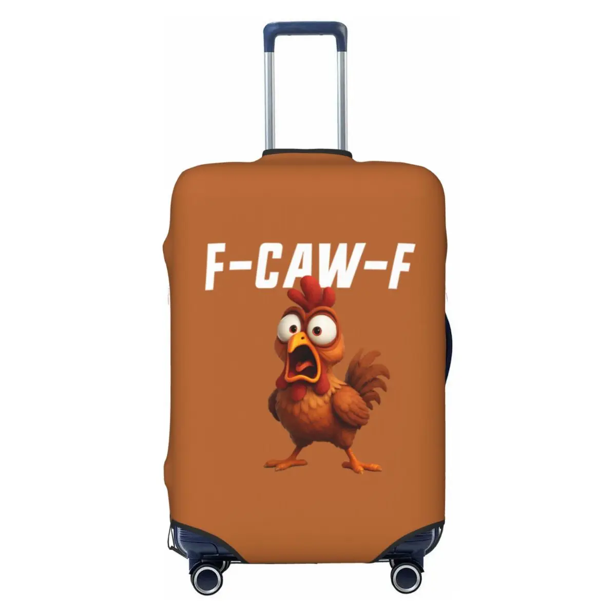 مخصص الفكاهة الديك ميمي F-Caw-F الدجاج غطاء الأمتعة لطيف حقيبة حامي يغطي دعوى لمدة 18-32 بوصة