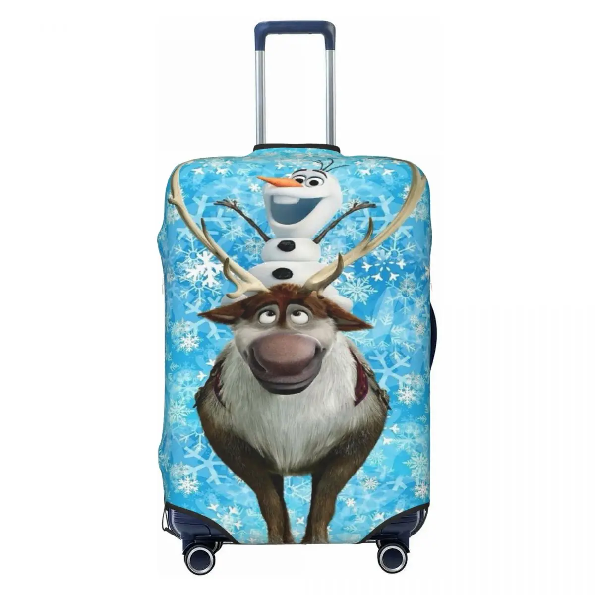 

Custom Frozen Cartoon Olaf Suitcase Cover Elastic Luggage Protective Covers for 18-32 inch