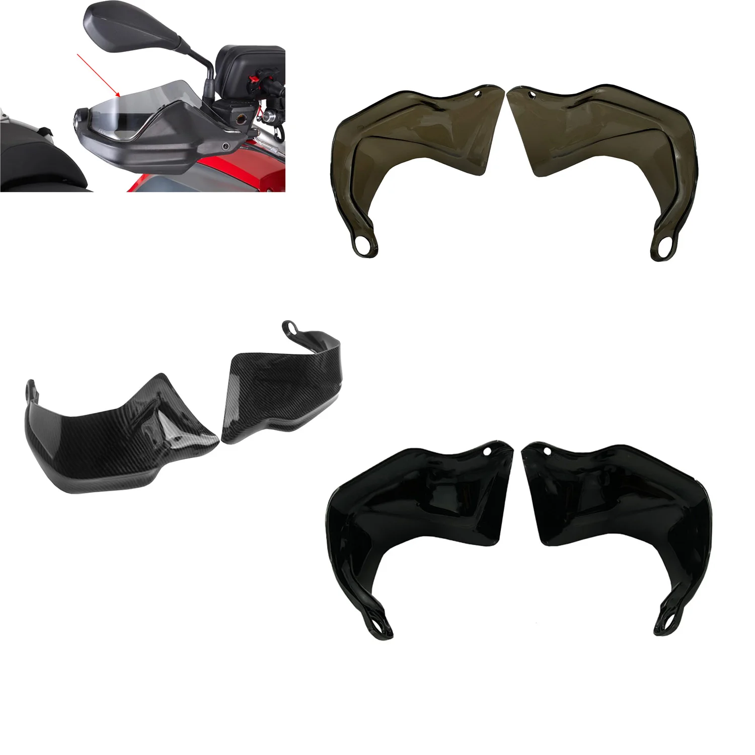 Handguard Hand Shield Guard Protector Windshield For BMW R1250GS/ADV LC R1200GS F850GS F800GS Adventure S1000XR F750GS