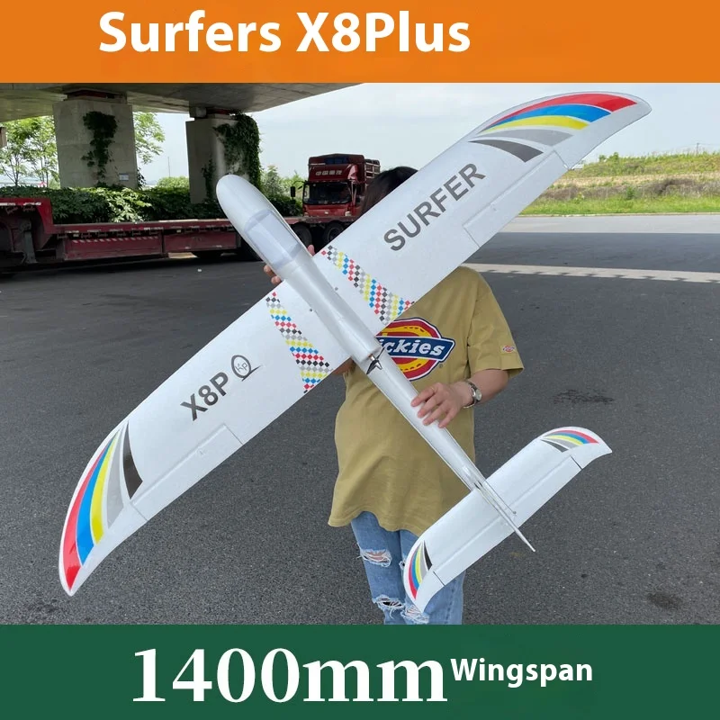 

Surfer X8 Беспилотный летательный аппарат с фиксированным крылом Планер для начинающих Модель FPV Поплавковая модель самолета 1,4 метра Flash Kill Tianjieli