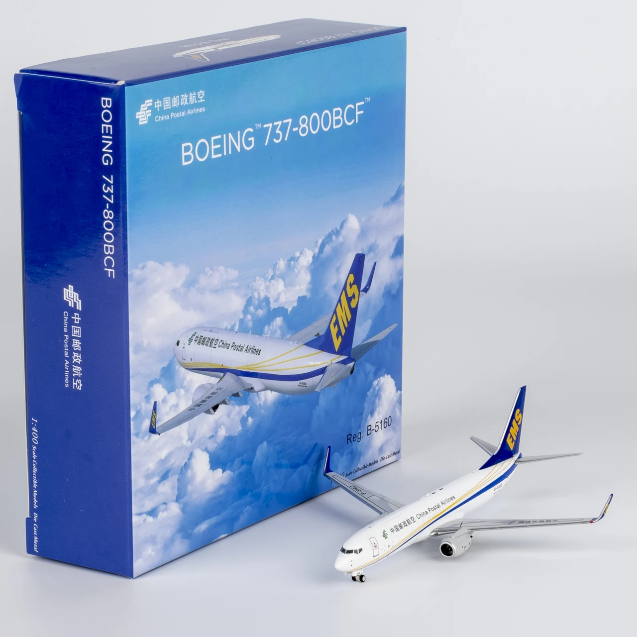 

58250 Alloy Collectible Plane Gift NG Model 1:400 China Postal Airlines Boeing B737-800BCF Diecast Aircraft Jet Model B-5160