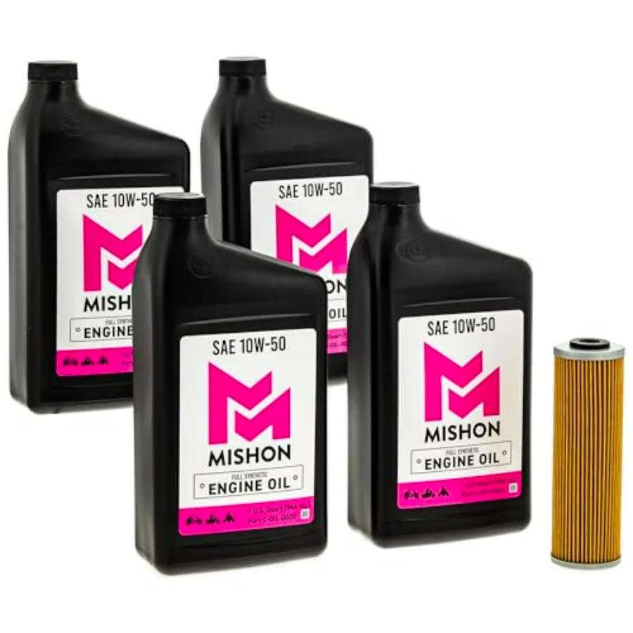 

Engine Oil Change Kit for KTM 950 990 1190 Adventure Supermoto Super Duke High-Quality Metal Black Complete Set with Filter and