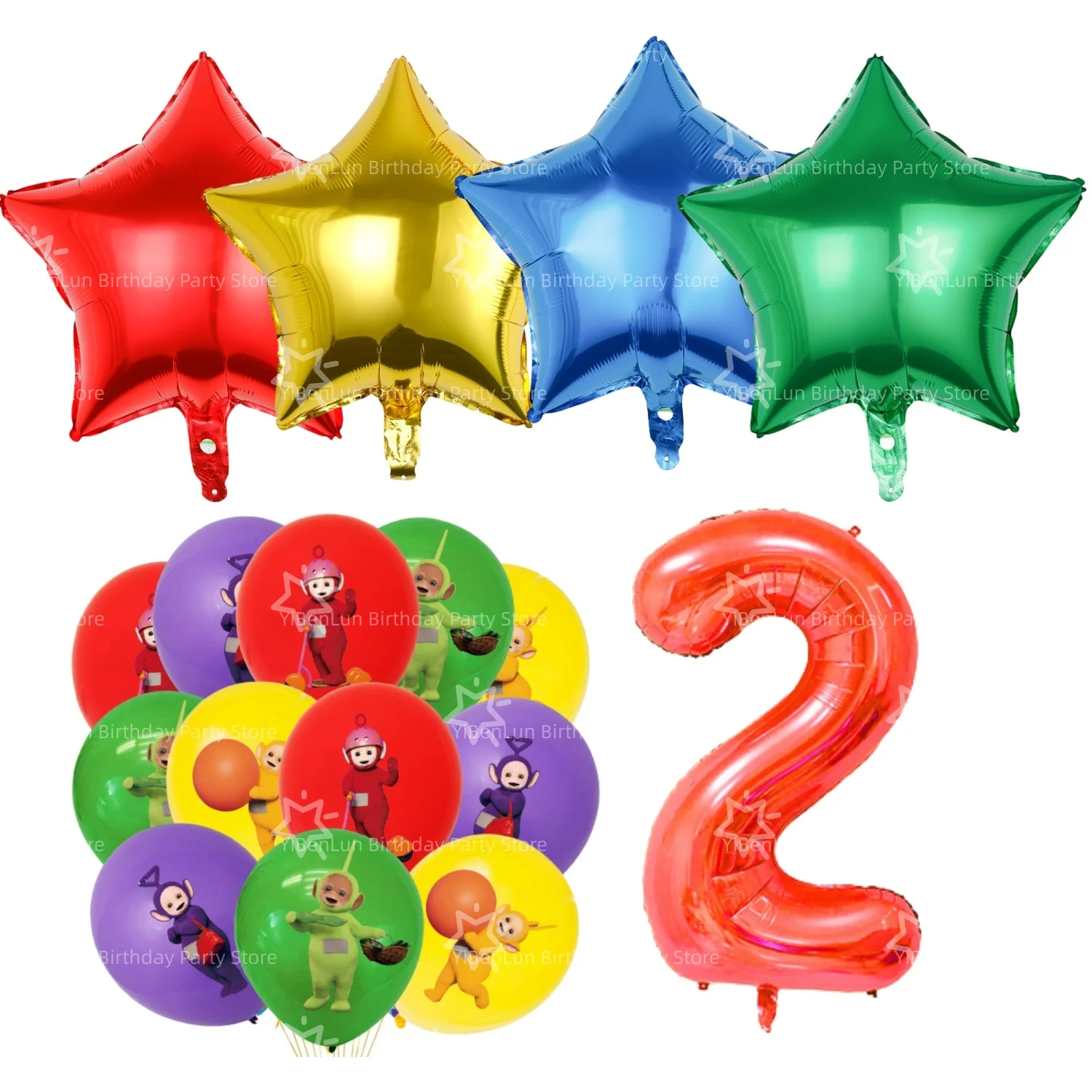 Tinky Winky Verjaardagsfeestje Decoratie Antennababy Po Wegwerp servies Tafelkleed Bord Beker servet Kinderfeestje Gunsten Benodigdheden