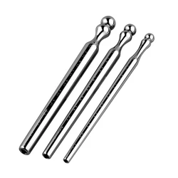 Metal Urethral Probe Measuring Urethral Size Urethral Dilatation Masturbation Penis Head Male Urethral Rod Adult Sex Toys