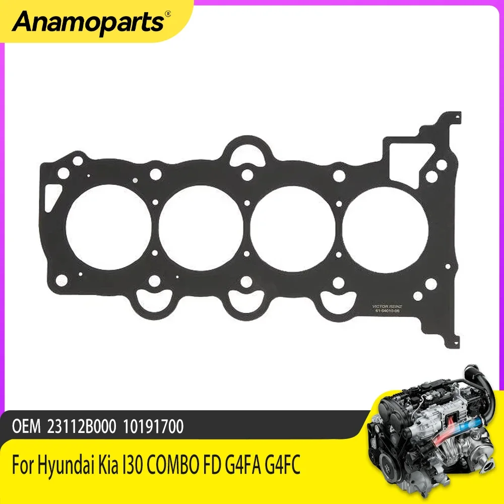 Engine Parts Cylinder Head Gasket Fit 1.4 L1.6 L GAS G4FA G4FC For Hyundai i20 i30 Kombi Kia Ceed CERATO Stufenheck 223112B000