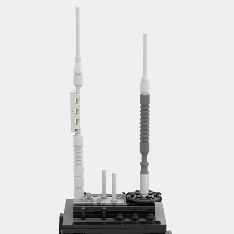 시티 스트리트 뷰 모델 Moc 빌딩 브릭, 존 핸콕 센터 VER 2 1:650 기술 블록 선물, 크리스마스 장난감 DIY 세트 조립