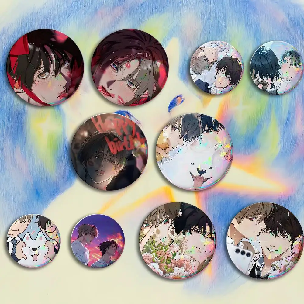 L-Lost In The C-Cloud Button Pin Single Pack Anime Merch for Ita Bags Badge Collectible Buttons