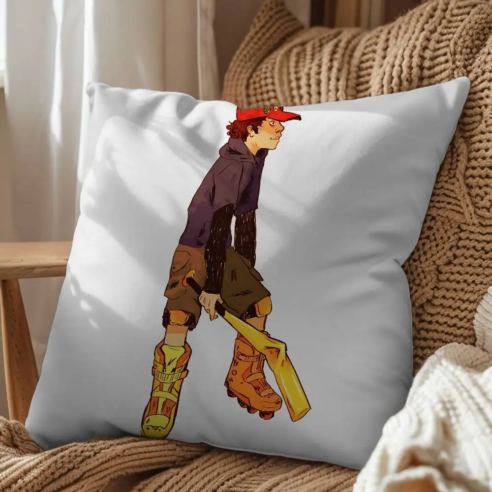 Lil Slugger Horror mystery Paranoia Agent day gift Pillow Case Living Room Sofa Cushion Cover Suitable For Home Bedroom custom