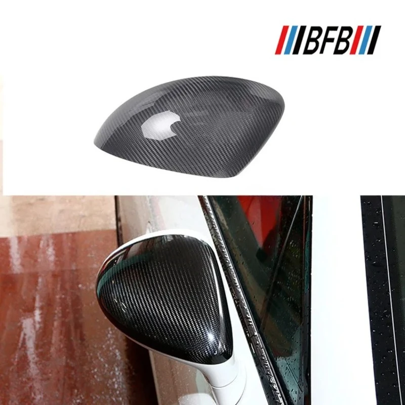 

For Porsche Cayman Boxster 718 Real Dry Carbon Fiber 2017 Exterior Decoration Rearview Mirror Cover Modification Accessories
