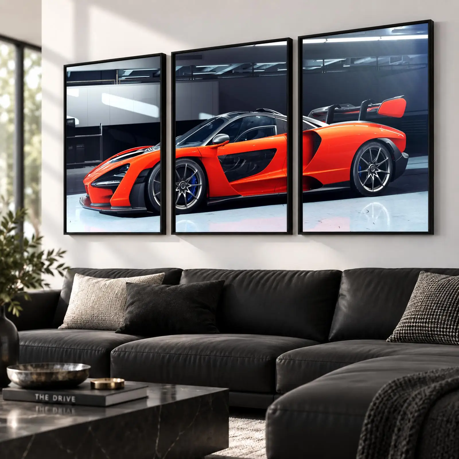 3pc S-Senna Track Legend Painting Calligraphy Canvas Poster Set Wall Art Prints for Bedroom Living Room Home Decor Gift