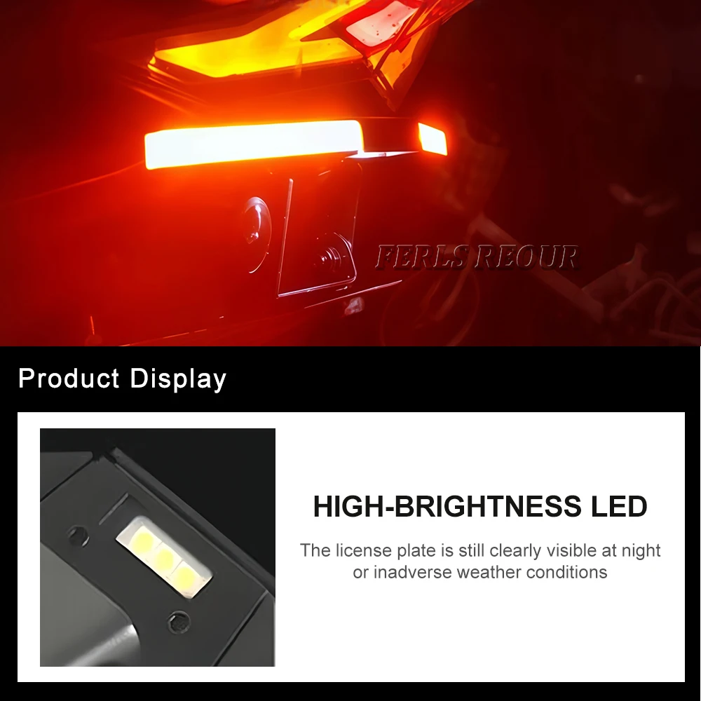 لكاواساكي Z 1000 Z1000 z1000 2019 2020 2021 دراجة نارية الذيل مرتب لوحة ترخيص حامل الحاجز مزيل الملحقات 2018-2023 #3