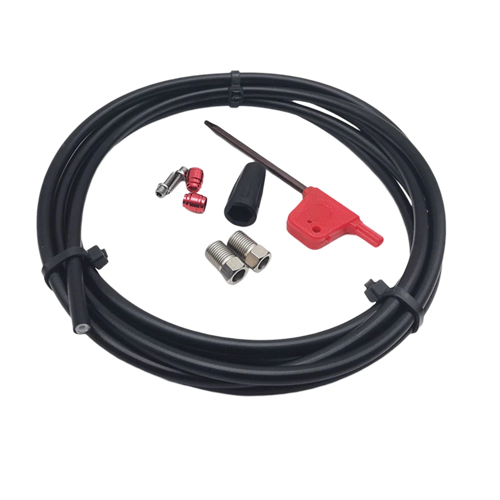

Bike Maintenance Black Bike Brake Hose 200CM Brake Hose Accurate Size And Thread CNC Machining High Pressure Hose