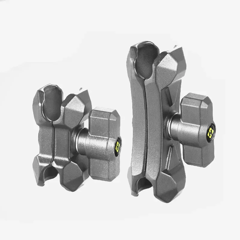 Diebstahlsicherer Doppelsockelarm aus Aluminiumlegierung, kompatibel mit Halterungen der Größe B, 1 Zoll Kugelmontagesockel und Fahrrad- und Motorrad-Telefonhalter