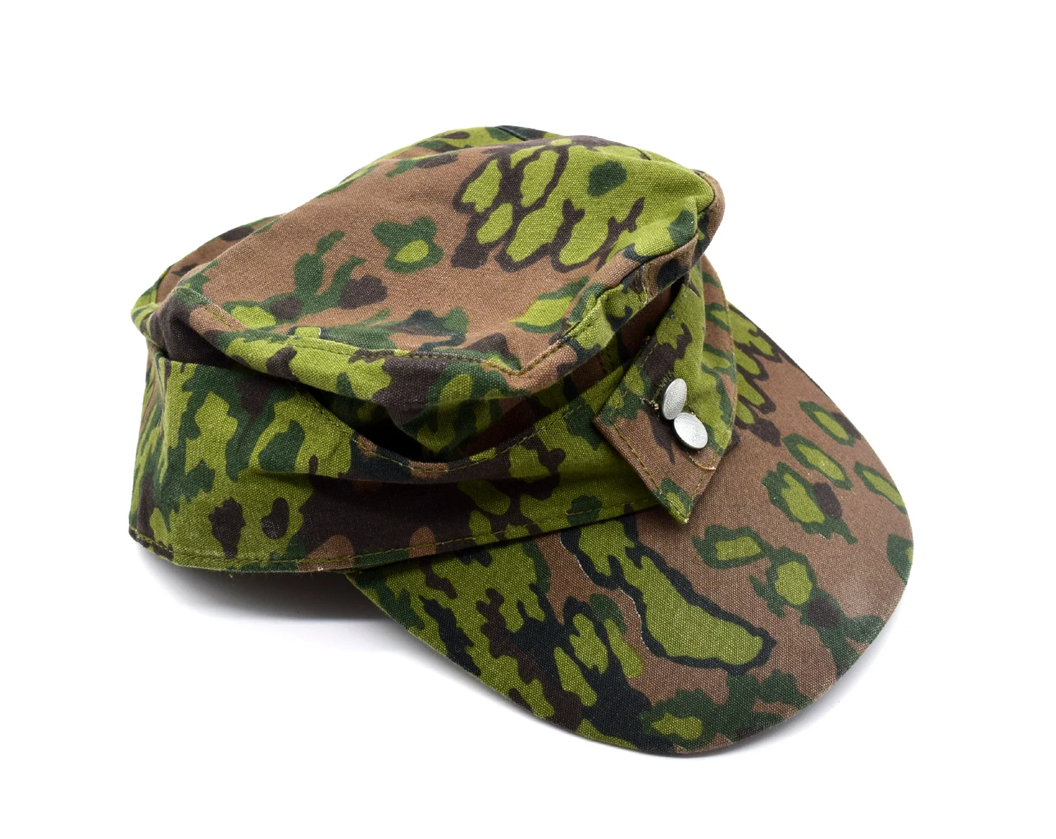 Reenactment Cosplay German OAK Spring Leaf hat Camo Cap  　