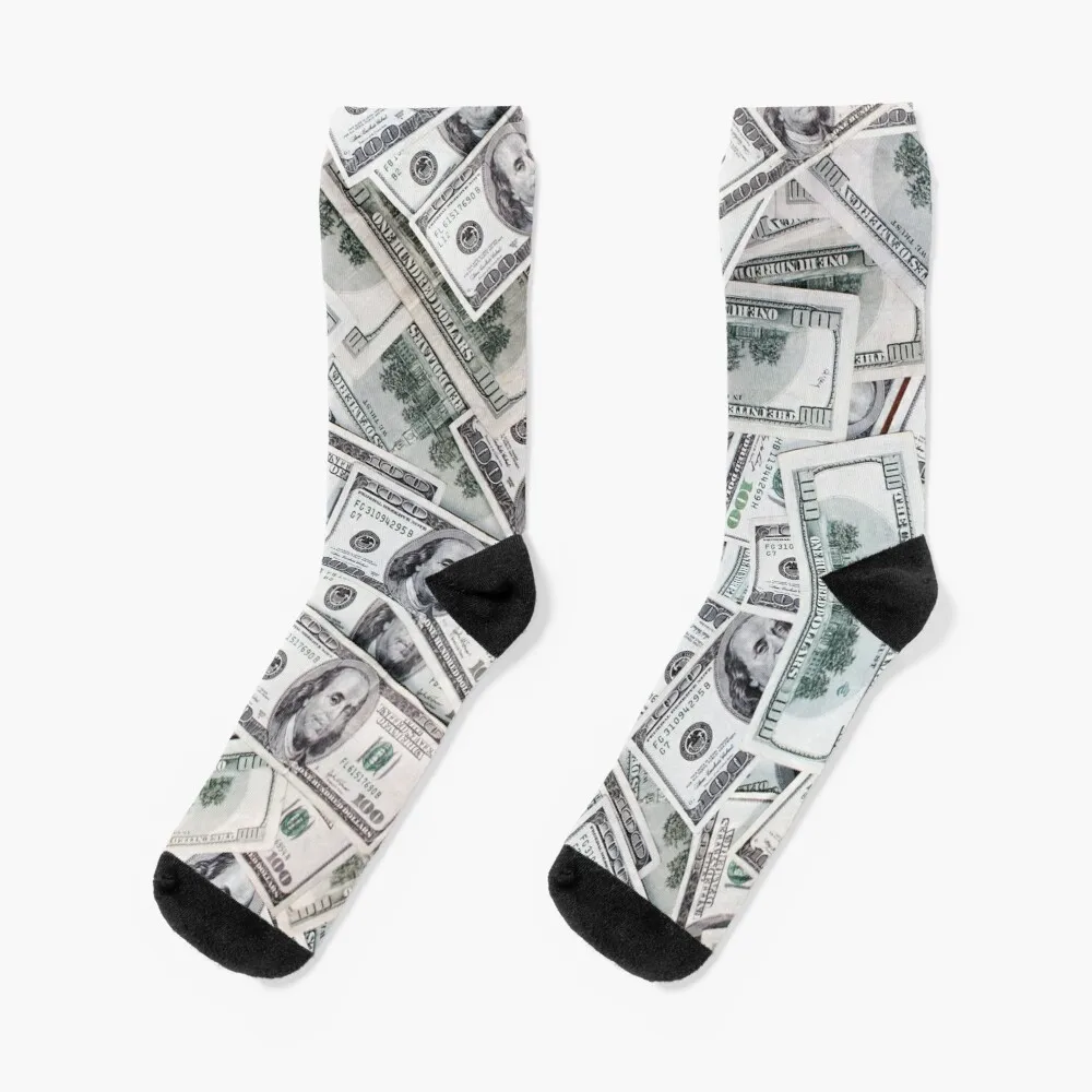 

Hundred Dollar Bills Socks Thermal Socks For Men