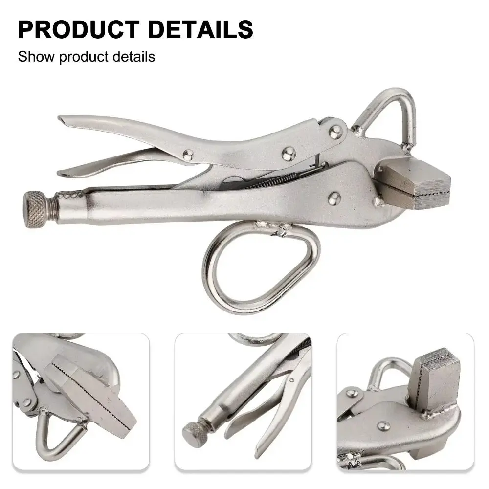 10 Inch Ultra Wide Steel Vise Durable and Long Lasting Wear Resistant Clamp Duckbill Clamp Carbon Steel Multi Functional