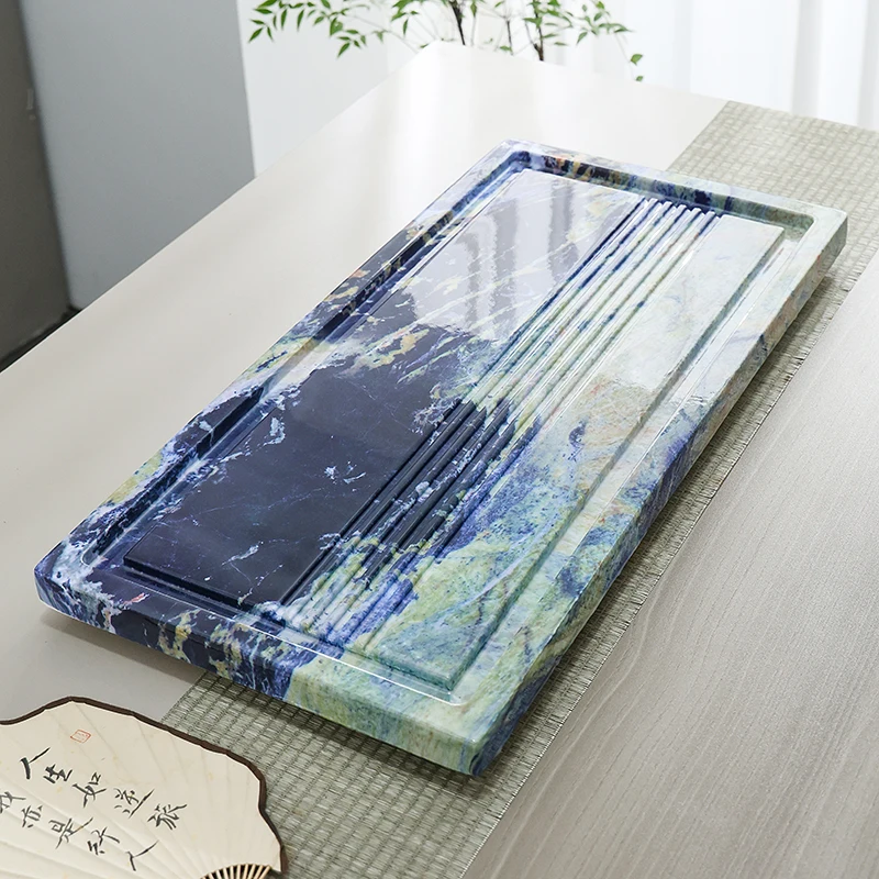 Seiko stenen theeblad 2024, nieuwe theetafel voor thuis, kantoorlicht, modern high-end, prachtig theeblad