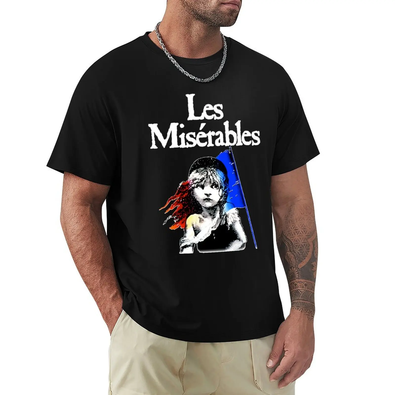 LES MISERABLES T-Shirt Casual Basic Street Style T-Shirt