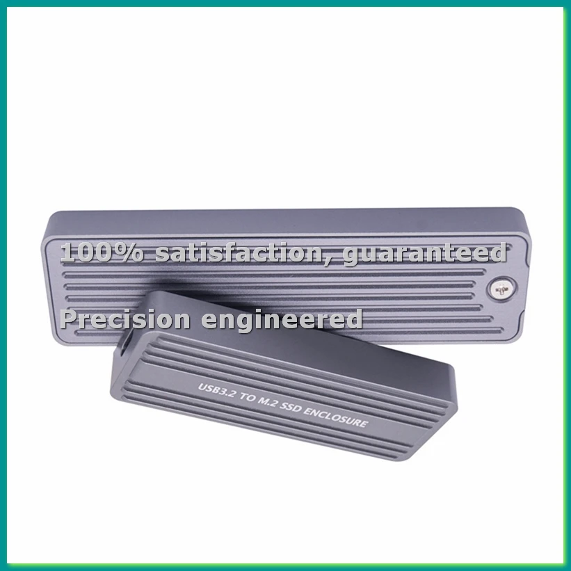 M.2 NVMe NGFF SSD Enclosure USB 3.2 GEN 2 to M.2 SSD 20Gbps Solid State Drive M.2 Case Box for 2230/2242 SSD-PZZW